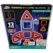 Trust Store Manyetik Bloklar 12 Parça Eğitici ve Yaratıcı Yapı Seti