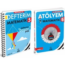 Akm Kitap Arı Yayınları 5.sınıf Matematik Akıllı Defteri ve Atölyem Seti 2 Kitap