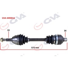 Gva 4490014 - Komple Aks Sağ Astra H 1.3 Cdtı 04 573MM