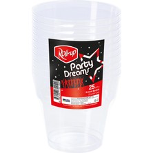 Roll-Up Party Dreams Kristal Bardak 25'li 3 Adet