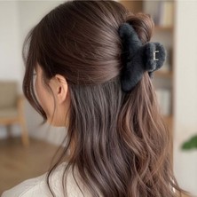 Mare Accessories Peluş Kaplı Büyük Mandal Toka