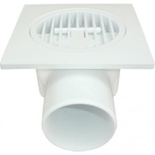 LTG Nova Plastik Yer Süzgeci 10X10 cm 50 mm Yandan Çıkış