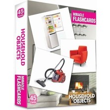 Hatıra Kutusu Miracle Flashcards Household Objects (45 Cards)
