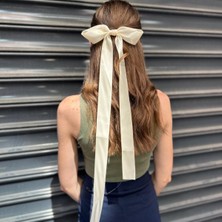 Mare Accessories Krem Renk Uzun Kurdela Toka