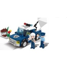 Trust Store Şehir Polisi Arazi Aracı Yapım Seti 168 Parça – Eğitici ve Detaylı Blok Inşa Oyuncağı