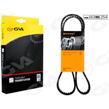 Gva 58163254-1 - Triger Kayışı Eksantrik Kayışı Hyundaı H100 2.5l D4BX 4D55 Panelvan. Kamyonet E.m. 88-96 / Mıtsubıshı L200 L300 2.5l 4D56 8V E.m. 86-99 163×254