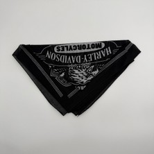 Mare Accessories Harley-Davidson %100 Pamuk Siyah Bandana (52X52 Cm)
