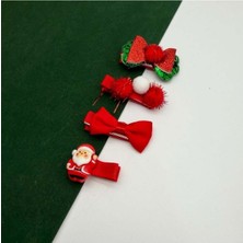 Mare Accessories Yılbaşı Süslü Çıtçıtlı Yan Toka