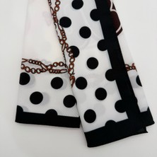 Mare Accessories Pembe Geometrik Desenli 50X50 Fular