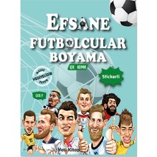 Hatıra Kutusu Efsane Futbolcular Boyama Kitabı