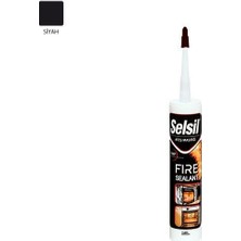 LTG Nova Selsil Ateş Mastiği Siyah 300 ml 1500 Dereceye Dayanıklı