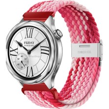 MMP Shop Xiaomi Watch S4/s3/s2/s2 Pro/s1 Active/s1 Uyumlu Metal Klips Hasır Örgü Spor Kordon