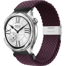 MMP Shop Xiaomi Watch S4/s3/s2/s2 Pro/s1 Active/s1 Uyumlu Metal Klips Hasır Örgü Spor Kordon