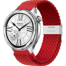 MMP Shop Xiaomi Watch S4/s3/s2/s2 Pro/s1 Active/s1 Uyumlu Metal Klips Hasır Örgü Spor Kordon