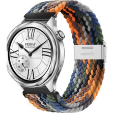 MMP Shop Xiaomi Watch S4/s3/s2/s2 Pro/s1 Active/s1 Uyumlu Metal Klips Hasır Örgü Spor Kordon