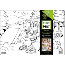 Hatıra Kutusu Funny Mat- Kamptayız - 33,5X48CM