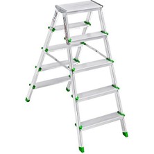 LTG Nova Sm Saraylı 5+5 Çift Taraflı Alüminyum Merdiven