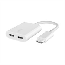 Gfc Life Store Ses + Şarj Adaptörü, Usb-C 60W Güç Dağıtımlı Kulaklık Adaptörü iPhone 15, iPad Pro, Galaxy, Note, Google Pixel, Lg, Sony, Oneplus ve Daha Fazlası Için Hızlı Şarj - Beyaz