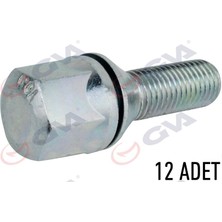 Gva 8810118 - Bijon Civatası Renault 9-11 Pullu-Çinko-Beyaz Paket 12