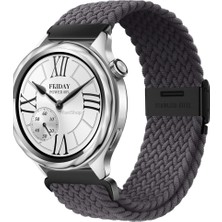 MMP Shop Xiaomi Watch S4/s3/s2/s2 Pro/s1 Active/s1 Uyumlu Metal Klips Hasır Örgü Spor Kordon