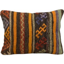 Kilim Antik El Dokuma Dekoratif Kilim Kırlent Yastık Kılıfı 1118 - Yeni - Çok Renkli