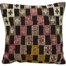 Kilim Antik El Dokuma Dekoratif Kilim Kırlent Yastık Kılıfı 1147 - Yeni - Çok Renkli