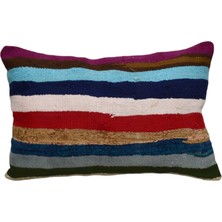 Kilim Antik El Dokuma Dekoratif Kilim Kırlent Yastık Kılıfı 1130 - Yeni - Çok Renkli