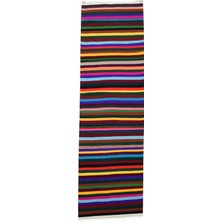 Kilim Antik El Dokuma Bukleli Pamuklu Yolluk Kilim 0840 - Yeni - Çok Renkli