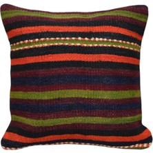 Kilim Antik El Dokuma Dekoratif Kilim Kırlent Yastık Kılıfı 1172 - Yeni - Çok Renkli