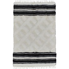 Kilim Antik El Dokuma Hakiki Tiftik Yün Siirt Battaniyesi Kilim 0727 - Yeni - Çok Renkli