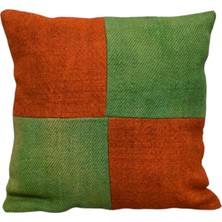 Kilim Antik El Dokuma Patchwork Kırkyama Dekoratif Kilim Kırlent Yastık Kılıfı 1145 - Yeni - Çok Renkli