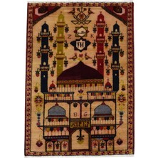 Kilim Antik El Dokuması Seccade Mihraplı Niğde Bor Fertek Yün Halı 0679 - Yeni - Çok Renkli