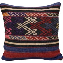 Kilim Antik El Dokuma Dekoratif Kilim Kırlent Yastık Kılıfı 1158 - Yeni - Çok Renkli