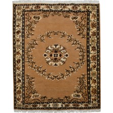 Kilim Antik El Dokuma 4m2 Sini Göbek Simav Kütahya Yün Halı 0669 - Yeni - Çok Renkli