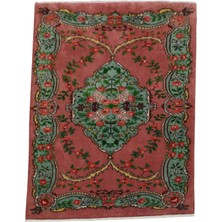 Kilim Antik El Dokuma Güllü Çiçekli Izmir Foça Yün Salon Halısı 0696 - Yeni - Çok Renkli