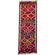 Kilim Antik El Dokuma Herki Yolluk Yün Kilim 0789 - Yeni - Çok Renkli