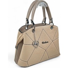 Ravzaderi Kadın Butterfly El ve Omuz Çantası Kol Çantası Charm Detaylı