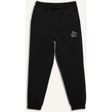 DeFacto Erkek Çocuk Beli Lastikli Baskılı Skuba Dalgıç Kumaş Eşofman Altı G6369A826SP