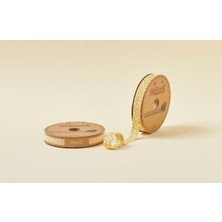 Mertay Biye Çiçekli Katlı A03 Sarı 2 cm 25 Metre %65 Koton %35 Polyester