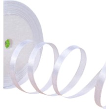 Mertay Saten Kurdele 1 cm 10 Metre Füme