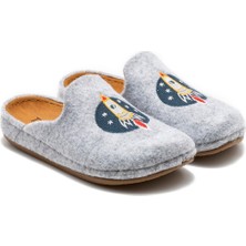 Twigy Roket Çocuk Ev Terliği Gri 30/35