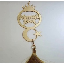 Güven Pleksi Ay Yıldız Otomobil Dikiz Aynası Süsü Püskül