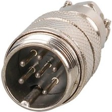Olinea Mayk GX16-6 Pinli Metal Erkek Konnektör (M16 - 16MM)