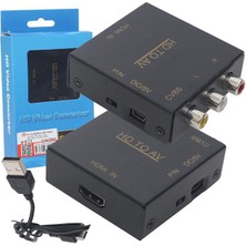 Olinea PM-33523 Metal Kasa Hdmı To Rca Av Çevirici Adaptör