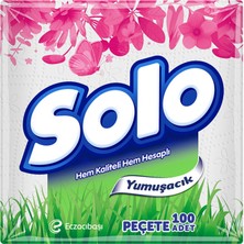 Solo Peçete 100 Yaprak 3 Adet