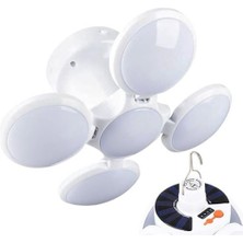 Olinea Premio PR-2038 5 Kanatlı Solar Bataryalı Şarjlı Katlanabilir Acil Durum Kamp Lambası