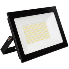 Olinea PM-22587 100 Watt - 220 Volt 6500K IP66 150* Işık Açısı Siyah Slim Kasa LED Projektör
