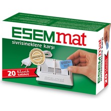 Esemmat Sivrisinek Kovucu Klasik Mat Tablet 20'li 2 Adet