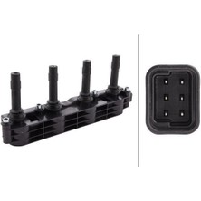 Hella 5DA358000871 - Ateşleme Bobini Astra G 1.4 16V-1.6 16V 98-05 -Corsa C 1.4 00 Merıva 1.6 16V 03 Vectra B 1.6 16V