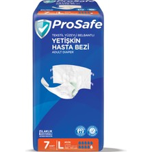 Kut Fly Prosafe Belbantlı Hasta Bezi Büyük 7'li